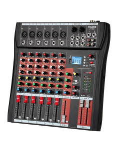 Mezclador de Audio FULODE CT60 6 Canales Bluetooth USB