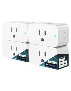 Enchufe Inteligente Linkind Matter 15A 1800W Control Remoto