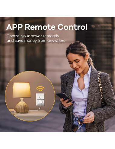 Enchufe Inteligente Linkind Matter 15A 1800W Control Remoto