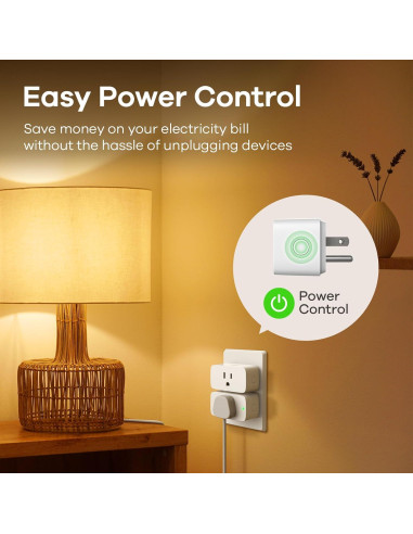 Enchufe Inteligente Linkind Matter 15A 1800W Control Remoto