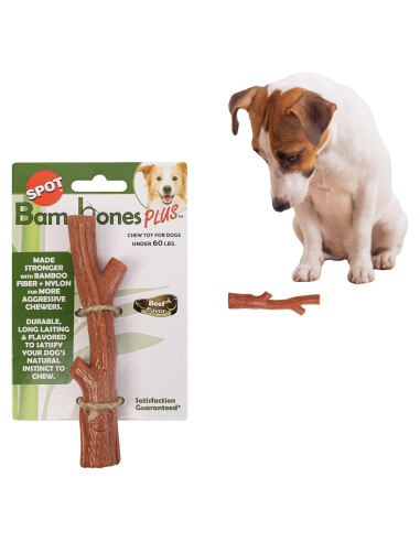 Juguete para Perros Bam-Bones Plus - Fibra de Bambú 14.61 cm