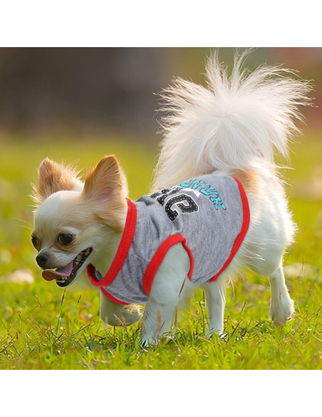 Conjunto 4 Piezas Ropa para Perros Dinkinty XXS~M Colores