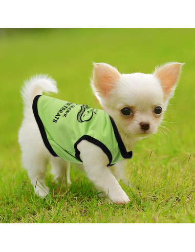 Conjunto 4 Piezas Ropa para Perros Dinkinty XXS~M Colores