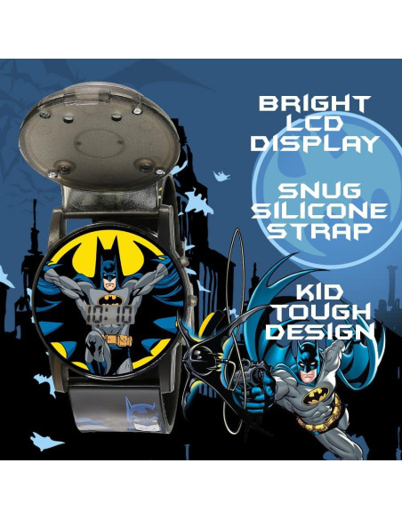 Reloj Batman para Niños con Sonido y Luz - BAT6000SR