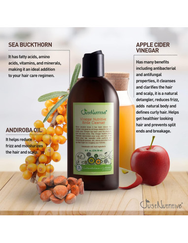 Enjuague Nutritivo de Vinagre Just Nutritive 226.8 g