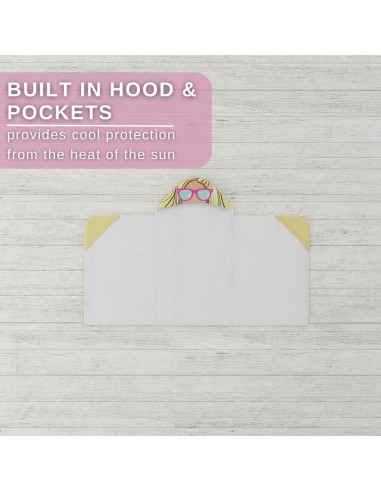 Toalla Envueltoria Barbie Franco Kids 61x127 cm con Capucha