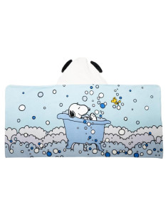 Toalla con Capucha Franco Peanuts 100% Algodón 61x127 cm