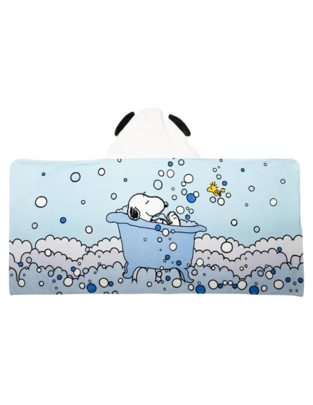 Toalla con Capucha Franco Peanuts 100% Algodón 61x127 cm
