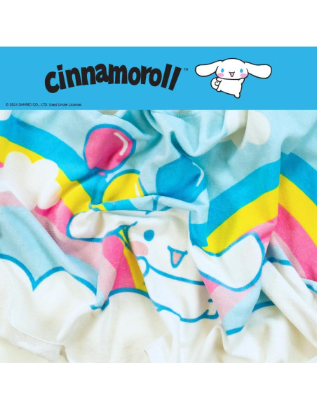 Toalla con Capucha Franco Cinnamoroll 100% Algodón 61x127 cm