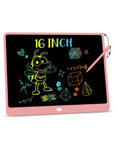 KOKODI Tableta de Escritura LCD 40.6 cm Rosa para Niños