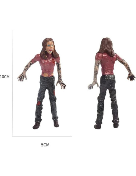 Figuras de Acción IMIREUXY Marines y Zombis 12PCS Figuras de Acción IMIREUXY Marines y Zombis 12PCS