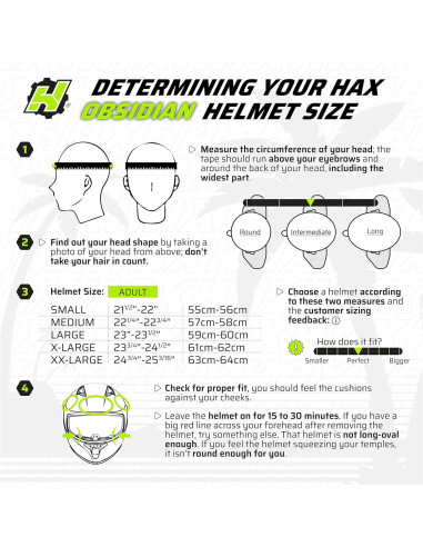 Casco Integral HAX Obsidian Doble Visera UV Slayer Gold L