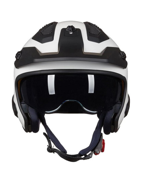 Casco Abierto ILM 726X para Motocicleta Blanco Mediano