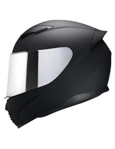 Casco Integral Negro JQF Gear WS-607 para Motocicleta M