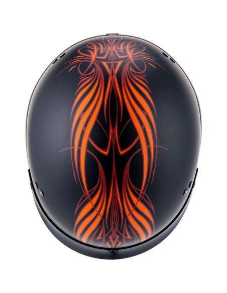 Casco de motocicleta JQF Gear MM107 Cruiser retro L