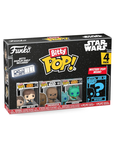 Funko Bitty POP! Star Wars 4-Pack Han Solo Chewbacca