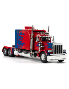 Camión Semi Pesado 1:24 Therina Rojo Diecast con Luces y Sonidos