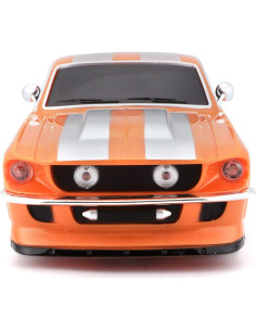 Auto R/C Maisto 1:24 Ford Mustang GT Naranja 2.4 GHz 2