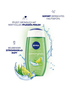 Gel de Ducha NIVEA Hierba de Limón & Aceite 250 ml Nutritivo 2