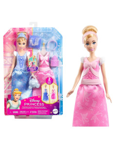Muñeca de Moda Cenicienta 2-en-1 Mattel con Accesorios