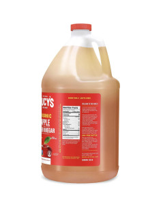 Vinagre de Sidra de Manzana Orgánico Lucy 128 Oz con la Madre 2