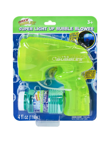 Pistola de Burbujas Iluminada Maxx Bubbles - 306g