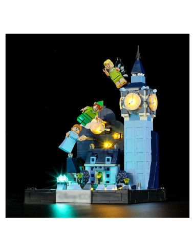 Kit de Luz LED YEABRICKS para Lego 43232 Peter Pan y Wendy