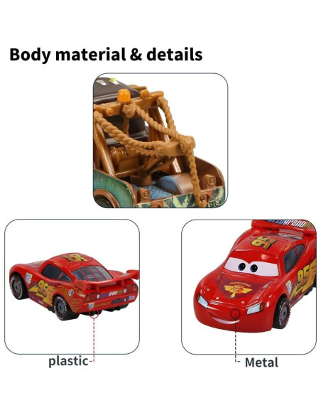 Juego de coches de juguete 15PCS Emakefun 1:55 para niños