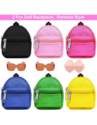 Accesorios de Viaje para Muñecas BARWA 5 Piezas 11.5"