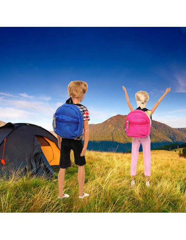 Accesorios de Viaje para Muñecas BARWA 5 Piezas 11.5"