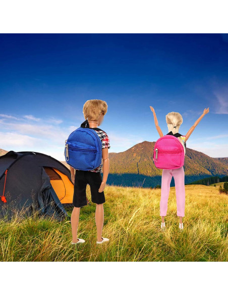 Accesorios de Viaje para Muñecas BARWA 5 Piezas 11.5"