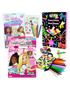 Set de Libro para Colorear Barbie con Manualidades Bendon