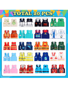 Conjunto de 20 Disfraces de Juego de Roles para Niños 2