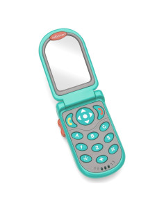 Teléfono Infantino Flip and Peek Bilingüe Verde 9x3x21cm