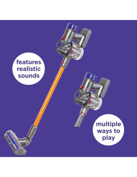 Aspiradora de Juguete Inalámbrica Casdon Dyson Morado