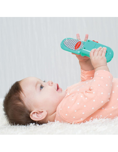 Teléfono Infantino Flip and Peek Bilingüe Verde 9x3x21cm