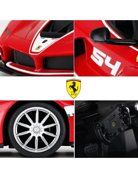 Coche RC Ferrari LaFerrari Rastar 1:14 Rojo Función Completa