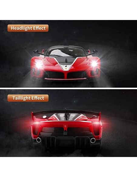 Coche RC Ferrari LaFerrari Rastar 1:14 Rojo Función Completa