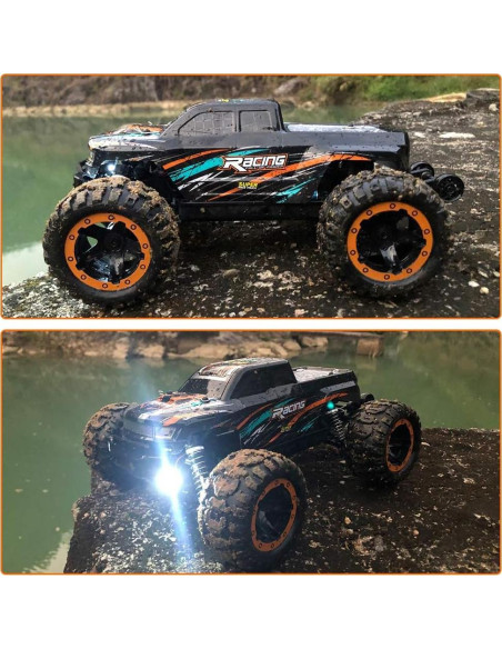 GoolRC Coche RC 1:16 4WD 45KM/H Todo Terreno Naranja