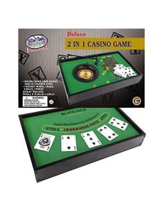 Juego de Casino 2 en 1 Matty's Toy Stop Blackjack y Ruleta