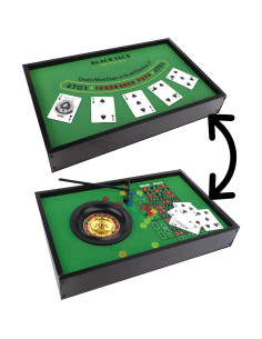 Juego de Casino 2 en 1 Matty's Toy Stop Blackjack y Ruleta 2