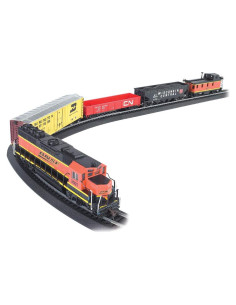 Set de Tren Eléctrico Bachmann Rail Chief 130 Piezas Escala HO