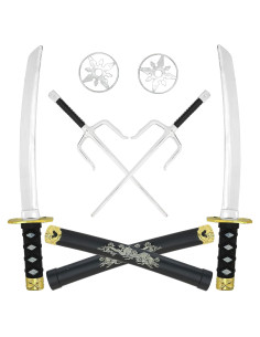 Juego de Juguetes Espada Ninja Skeleteen - 6 Piezas