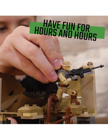 Set de Construcción Militar Rani Prize 356 Piezas 3 en 1