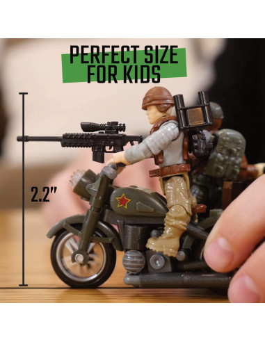 Set de Construcción Militar Rani Prize 356 Piezas 3 en 1