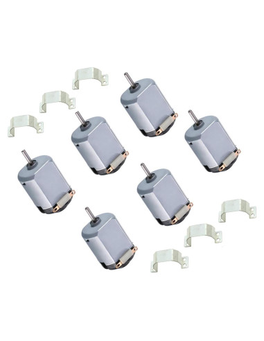 Paquete de 6 Motores Eléctricos Mini 130 1.5-3V 15000RPM