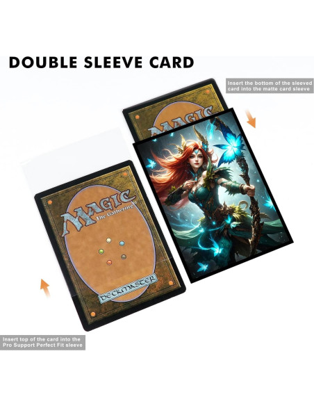 100 Fundas para Cartas Katomula WindRanger 66x88mm