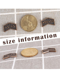 45 Fichas de Metal LAMJAM para Magic The Gathering 2