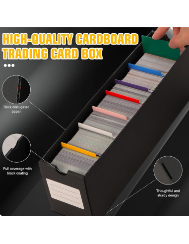 Caja de Almacenamiento de Cartas QLOUNI 12 Cajas 600 CT