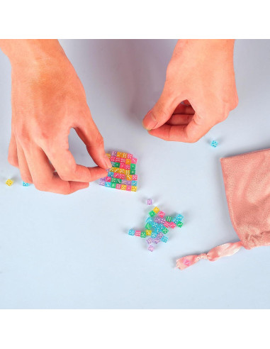 Paquete de 100 Dados Mini 5mm DLUGOPIS con Bolsa Terciopelo